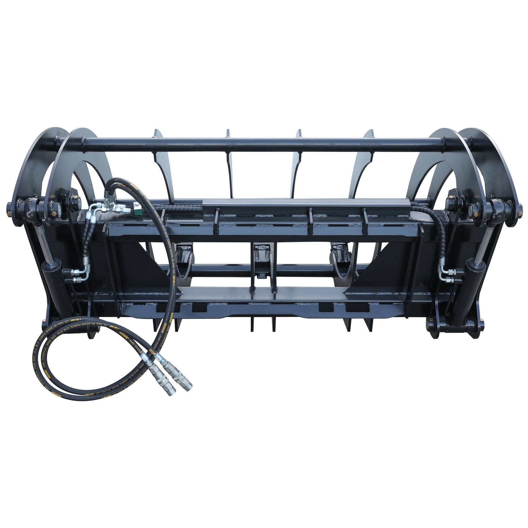 Landy Attachments 72'' Extreme Skid Steer Root Grapple Rake Universal Mount
