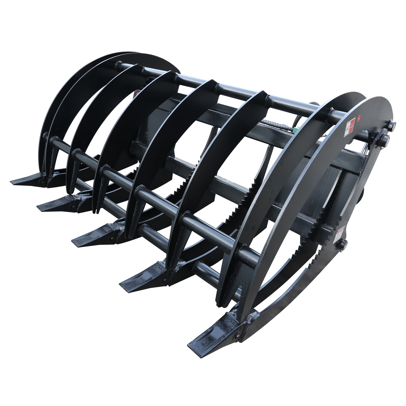 Landy Attachments 72'' Extreme Grapple Rake Skid Steer Attachment, Universal Mount