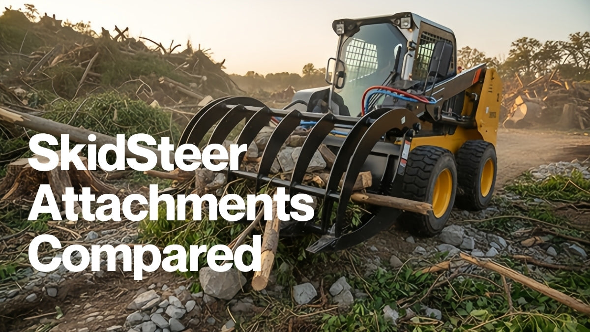 Skid Steer Attachments Compared: What Should You Buy First?