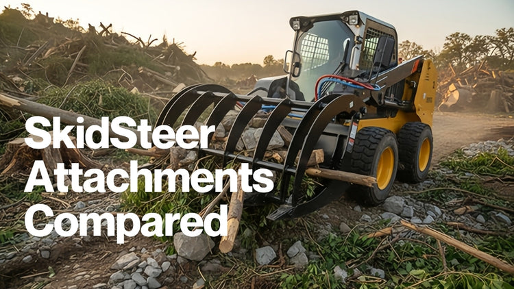 Skid Steer Attachments Compared: What Should You Buy First?