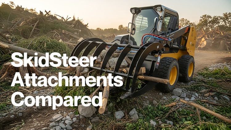 Skid Steer Attachments Compared: What Should You Buy First?