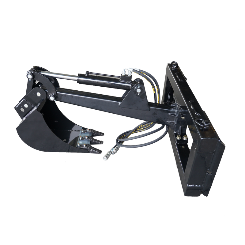12 Inch Heavy Duty Skid Steer Backhoe Bucket | Digging Attachment Quick Attach