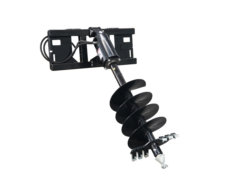 Hydraulic Earth Auger Drive Skid Steer | Planetary Gear Single & Double Bit Attachment