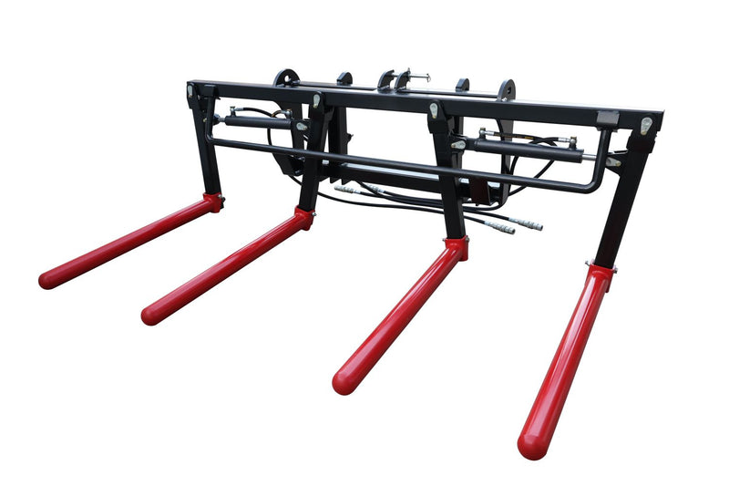 hydraulic 3 point hitch bale lifter tractor attachment for round square bales