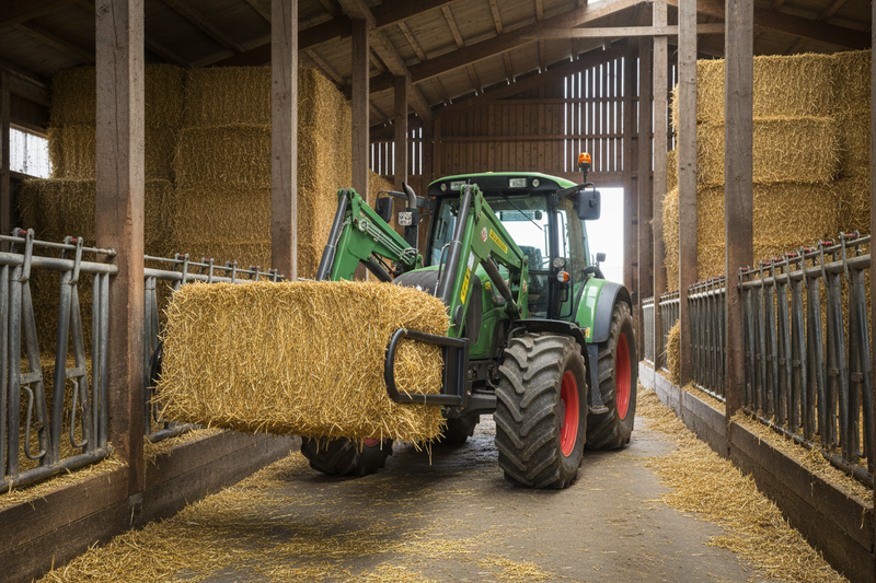 Telescopic Bale Grab Euro Quick Attach | 1500kg Round & Square Bale Handler Front Loader