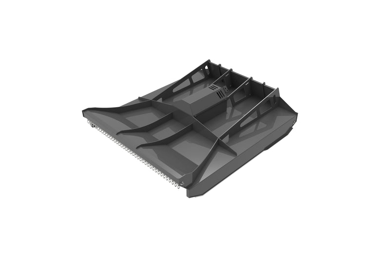 72 inch high flow skid steer brush cutter attachment for land clearing