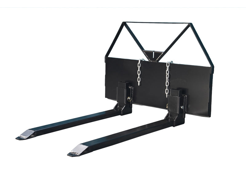 46 inch skid steer pallet forks attachment with tow hitch
