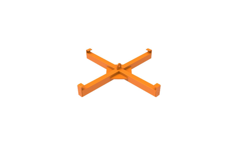 Bulk Bag Lifter 2000kg FIBC Lifting Frame | Rotating Swivel Eye Overhead Crane Attachment