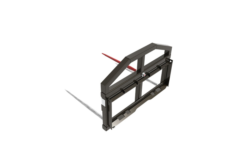 LANDYINDUS S-RBS1220 Skid Steer Quick Attach Round Bale Spear Frame | 2200 lb Dual Spear
