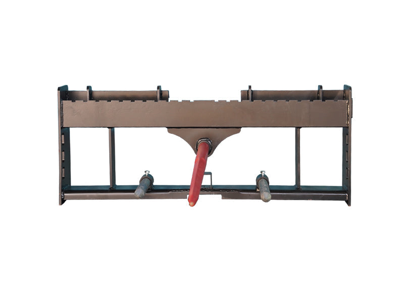 LANDYINDUS S-HBS2A Skid Steer Quick Attach 3-in-1 Pallet Fork, Hay Bale Spear & Receiver Hitch Combo