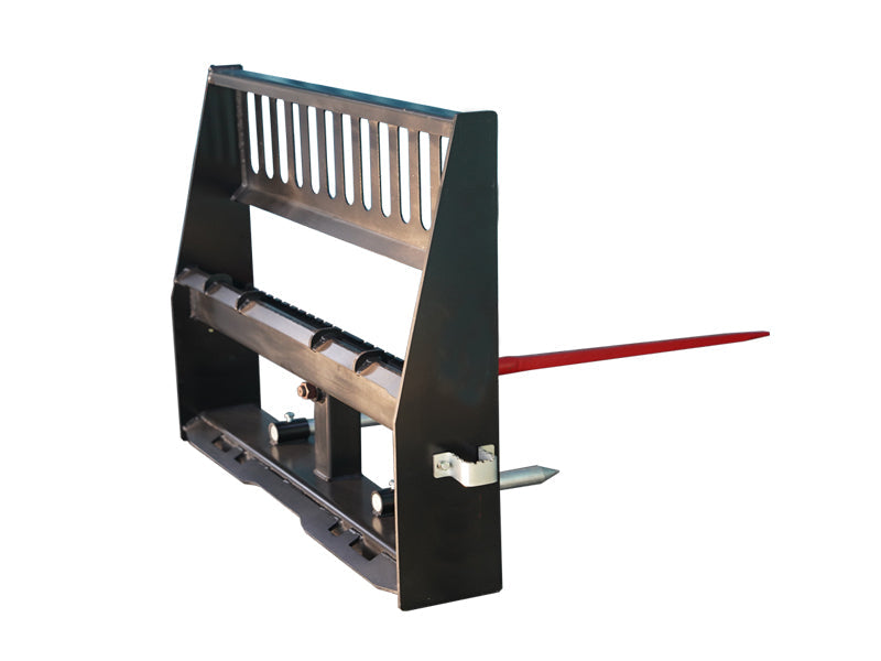 LANDYINDUS S-PFHS2A Heavy-Duty Skid Steer Quick Tach Pallet Fork & Hay Bale Spear Combo | 5000 lb CNC