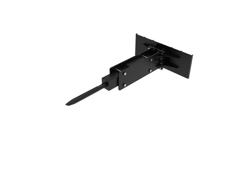 LANDYINDUS S-HBH Skid Steer Hydraulic Concrete Breaker Attachment | Horizontal Demolition Rock Asphalt 3-Tool