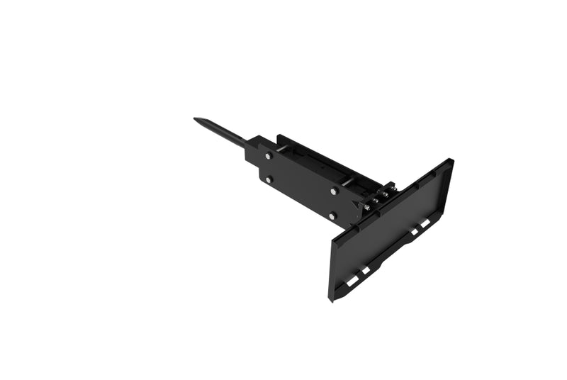LANDYINDUS S-HBH Skid Steer Hydraulic Concrete Breaker Attachment | Horizontal Demolition Rock Asphalt 3-Tool