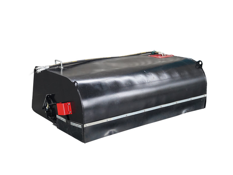 LANDYINDUS S-BB Skid Steer Hydraulic Box Broom Sweeper Bucket | Bidirectional 72"/83" Quick-Change Brush