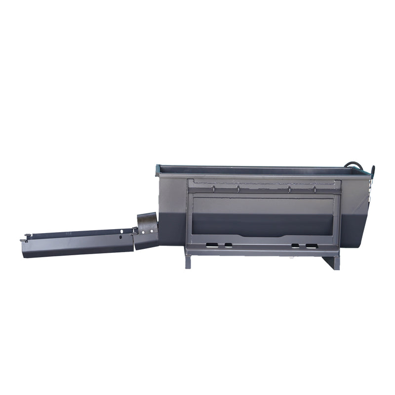 LANDYINDUS Skid Steer Auger Bucket | Mix & Dispense Concrete, Feed & Agricultural Grains | 68.5" Quick Attach