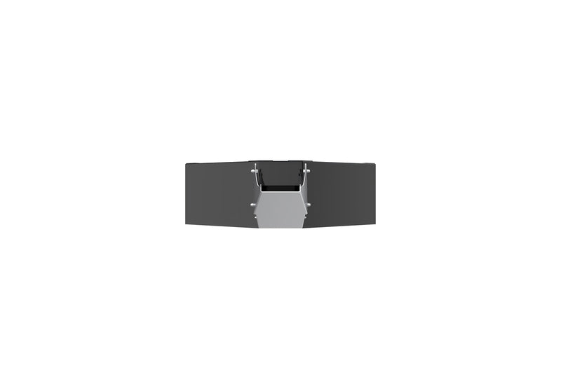 LANDYINDUS Skid Steer Concrete Bucket & Mud Hopper | 60" 900L Driveways & Sidewalks Quick Attach