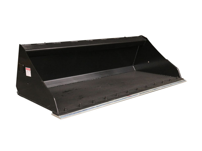 LANDYINDUS Skid Steer General Purpose Economy GP Bucket | 48" to 76" Up to 65HP Quick Attach