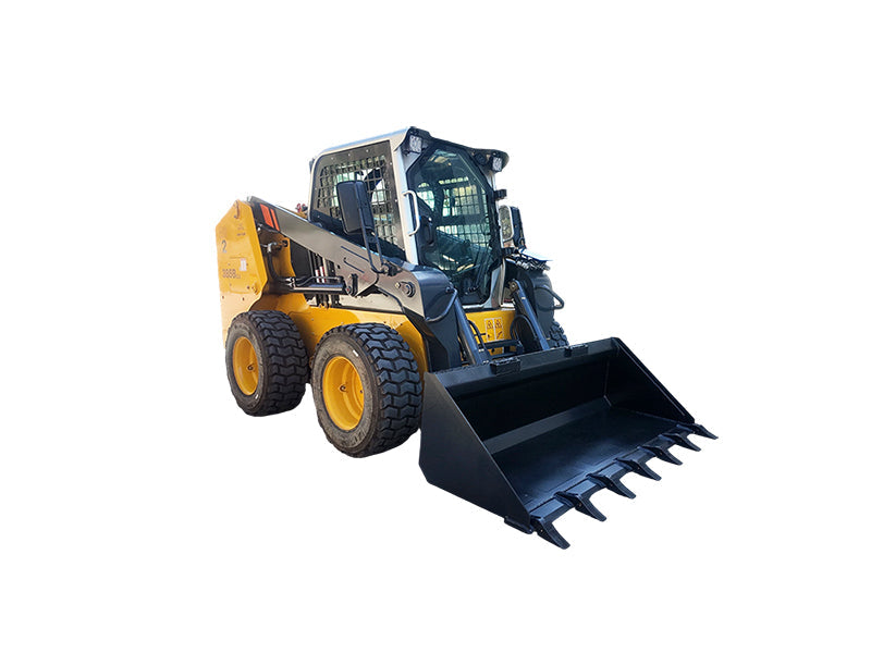 LANDYINDUS Heavy-Duty Skid Steer Tooth Bucket with Replaceable Teeth | 72" to 80" Quick Attach