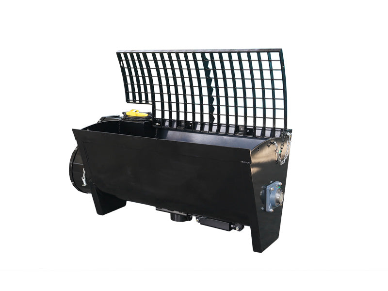 LANDYINDUS Self-Loading Skid Steer Concrete Mixer Bucket | 280 to 550L Hydraulic Cement Mixer Universal Skid Steers Quick Attach