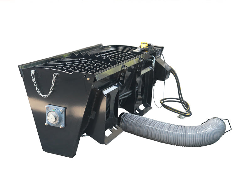 LANDYINDUS Self-Loading Skid Steer Concrete Mixer Bucket | 280 to 550L Hydraulic Cement Mixer Universal Skid Steers Quick Attach