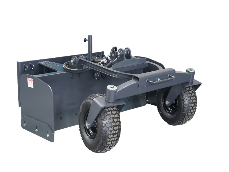 LANDYINDUS Skid Steer Box Blade Attachment | Hydraulic Grader Blade 63" 72" 80" Land Leveling & Grading Quick Attach