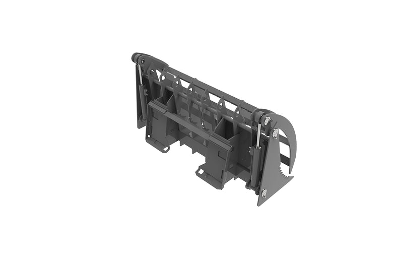 LANDYINDUS Heavy-Duty Skid Steer Root Grapple Rake Attachment | 64" & 72" Forestry Grapple Brush & Land Clearing Quick Attach