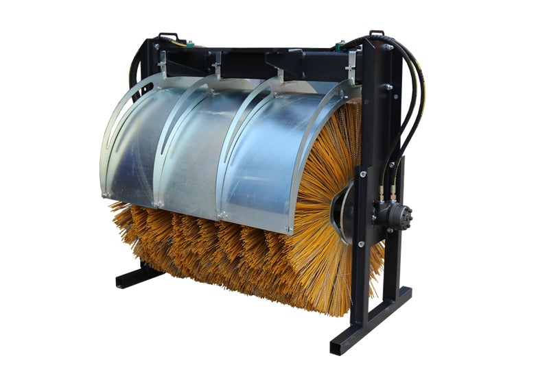 LANDYINDUS Excavator Hydraulic Broom Sweeper Attachment 1–2.7m | 2–14 Ton | Road & Site Sweeper