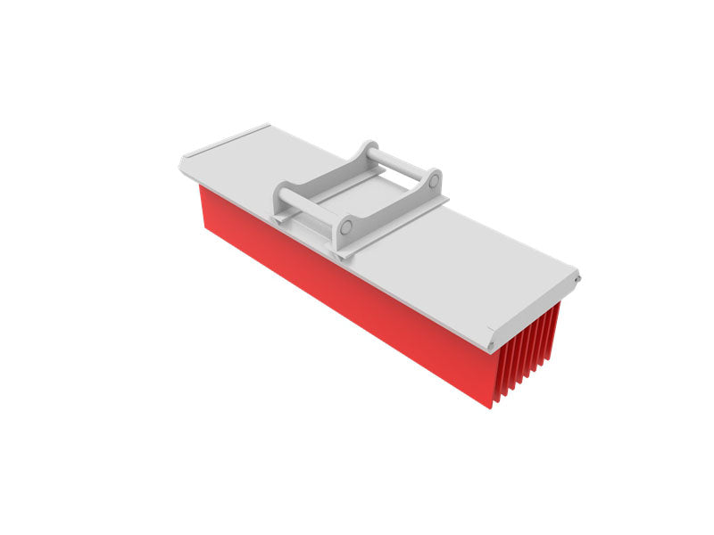 LANDYINDUS Excavator Push Broom Sweeper Attachment | Grain Gravel & Debris Cleaning
