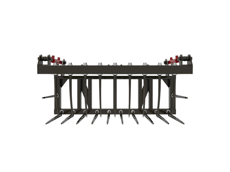LANDYINDUS Hydraulic Power Silage Grab | Front Loader Tractor | Removable Tines