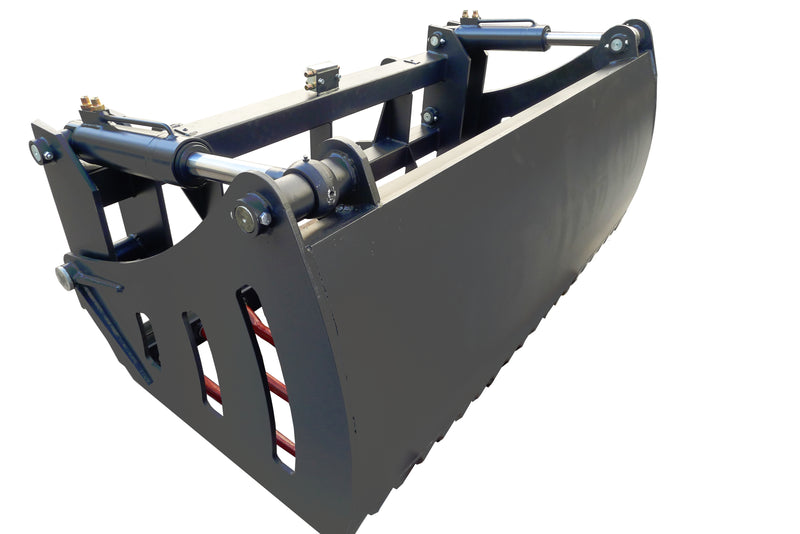 LANDYINDUS Heavy Duty Hydraulic Silage Shear Grab | Third Circuit | Euro & SMS Bracket Tractor