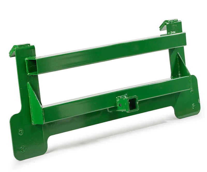 LANDYINDUS John Deere Front Loader 2" Receiver Hitch Mount Plate | Hook & Pin | Grade 50 Steel