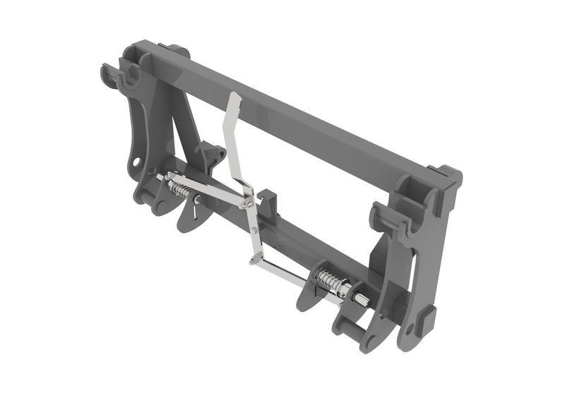 LANDYINDUS Euro to MX Quick Attach Adapter | Heavy Duty Conversion Mounting Plate for Loaders