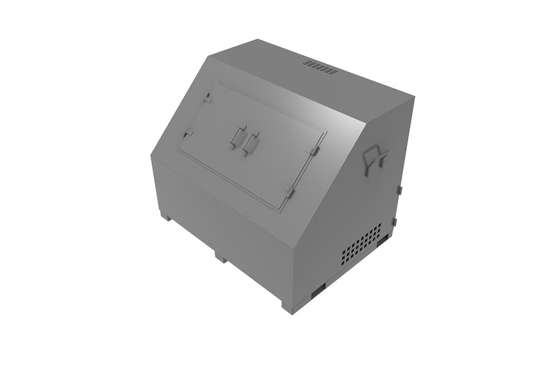 LANDYINDUS Skid Steer Waste Incinerator Attachment | Portable Refuse Burner | 1.47m³ | MP1140 Universal Quick Attach