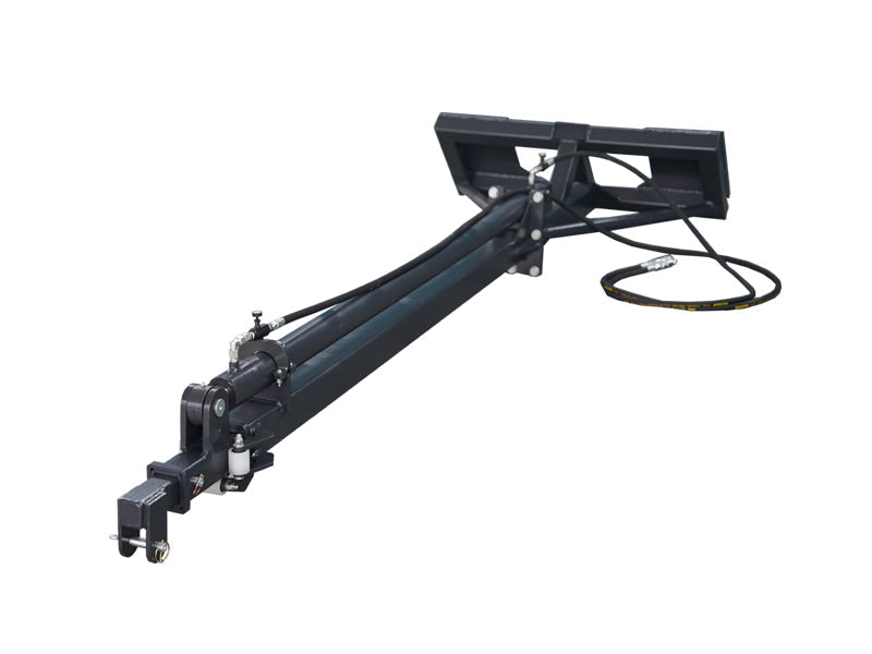 LANDYINDUS Hydraulic Telescoping Jib Boom Skid Steer Attachment | 385kg SWL | 3.4–7.95m Extension | MP1140