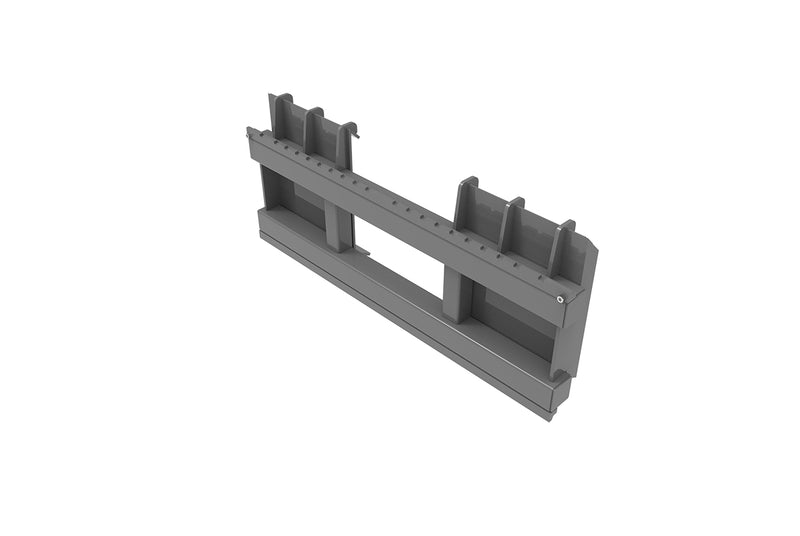 LANDYINDUS Class 2A Skid Steer Pallet Fork Frame Only | 2,500kg SWL | 74kg Lightweight | Heavy Duty | MP1140 Quick Attach