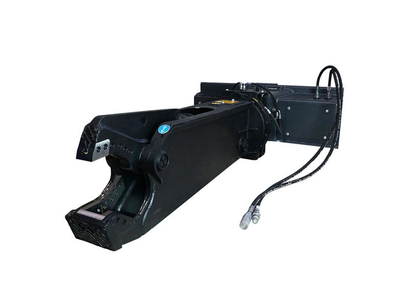 LANDYINDUS 64" Skid Steer Scrap Shears | 360° Continuous Rotation | Straight Lower Jaw | 0–200mm Opening | Hydraulic Metal Cutting | MP1140