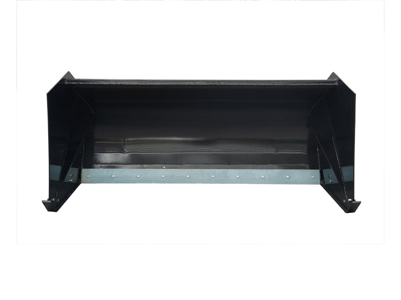 LANDYINDUS Skid Steer Snow Pusher | 84"–120" | Containment Design | Rubber Cutting Edge | 5mm Plate | Commercial Grade | MP1140