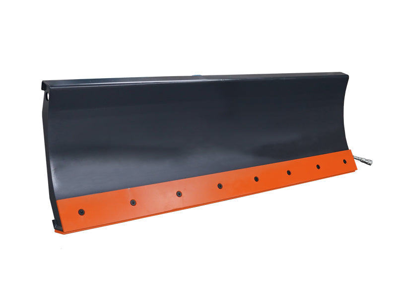 LANDYINDUS 84" Skid Steer 6-Way Hydraulic Dozer Blade & Snow Pusher | ±30° Angle | ±10° Tilt | Deep-Dish Moldboard | 8mm Plate | MP1140