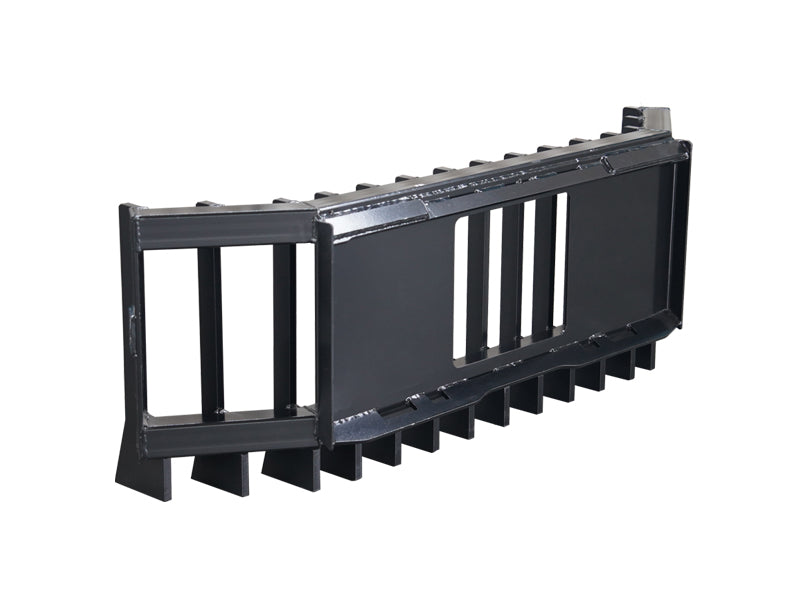 LANDYINDUS Skid Steer Stick Rake | Side Wings | 71" or 87" | Heavy Duty Land Clearing | Open Tine Soil Separation | MP1140
