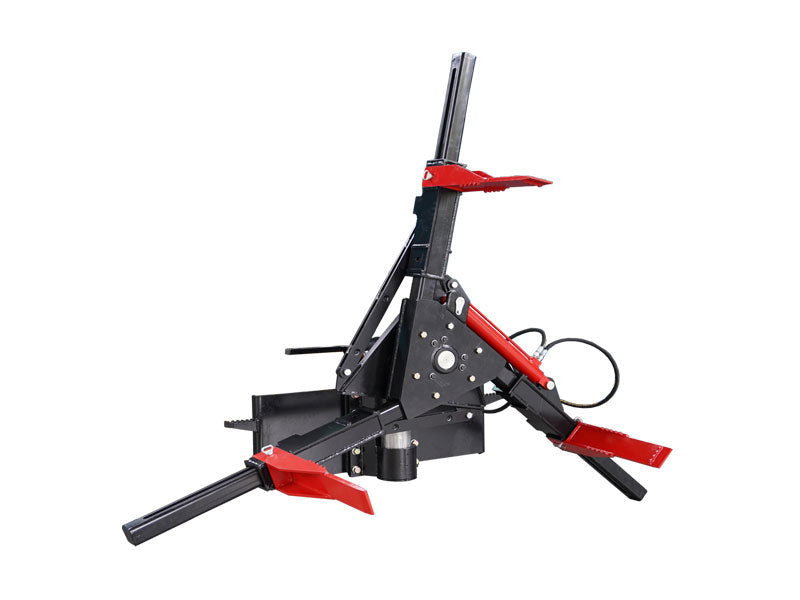 LANDYINDUS Skid Steer Hydraulic Tire Grabber | Three-Arm | 1,800kg SWL | ±50° Rotation | 1,370–2,260mm | Agricultural Mining OTR | MP1140