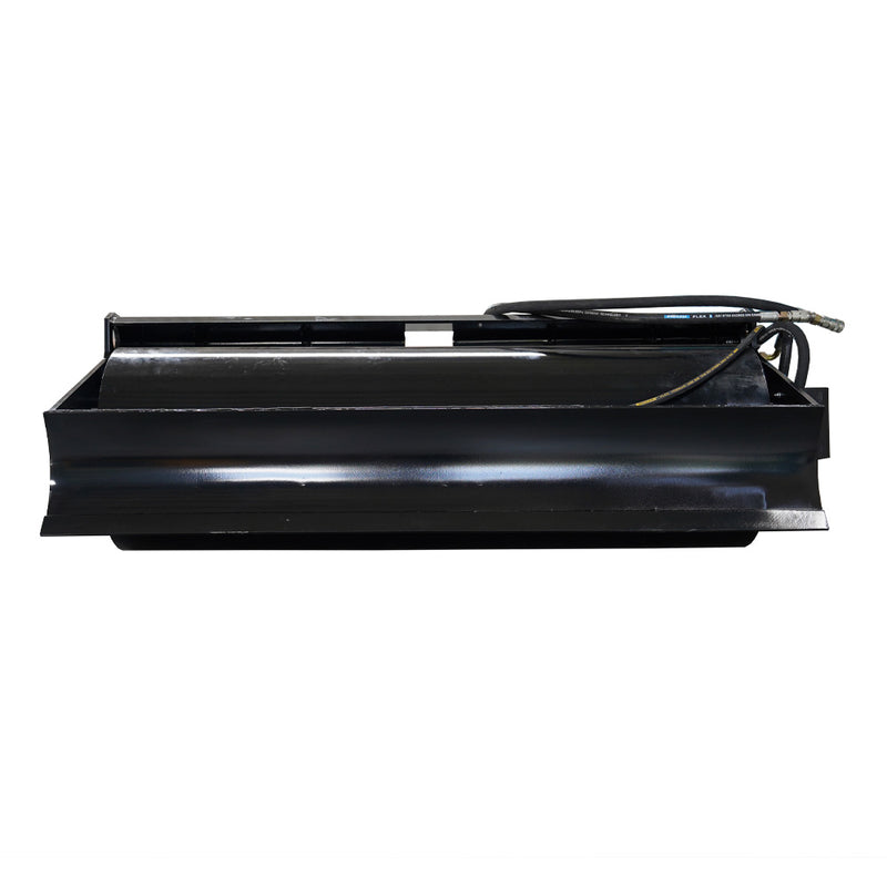 LANDYINDUS 72" Skid Steer Vibratory Roller | Patented Eccentric Shaft | Oil Mist Lubrication | Isolated Drum | Integral Knockdown Blade | MP1140