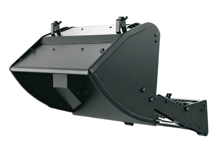 LANDYINDUS High Tip Bucket | +2.2m Dump Height | 63"-103" | 1.40-2.40m³ | Dual Cylinder Frame | Grain Silage Wood Chip | Euro Quick Attach | T-HTB
