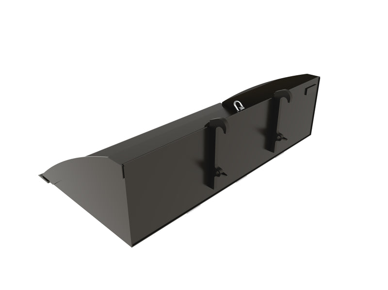 LANDYINDUS Standard Duty Leveling Bucket | 71"-94" (1,800-2,400mm) | 0.80-1.10m³ | Low Back Plate Visibility | SMS, Z602 & Euro | Tractor Front Loader | T-SLB