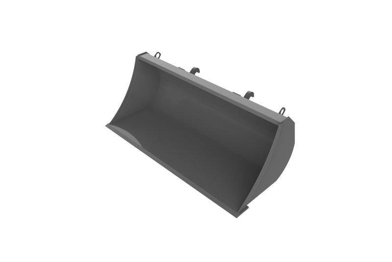 LANDYINDUS 71" Front Loader Leveling Bucket | 1,800mm | 0.46m³ | 175kg | 5mm Plate | Low Back Plate Visibility | SMS, Trima & Euro | Sub-Compact Tractor | T-GB1800