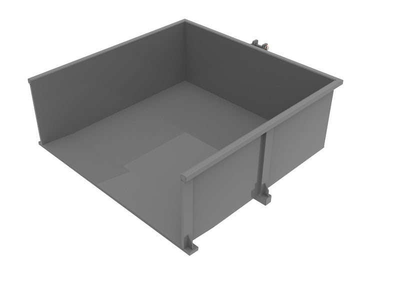 LANDYINDUS Hydraulic Dump Box | 0.68m³ | 60° Tipping | Cat 1 3-Point Hitch & Quick Hitch | Cab-Operated | 16MPa | 5mm Plate | T-HDB1320