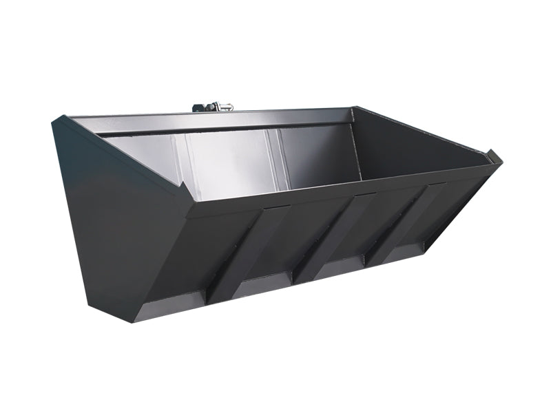 LANDYINDUS Hydraulic Tipping Bucket | 1.16m³ | 93° Tip Angle | Dual Cylinder | Cat 2 3-Point Hitch | Full-Penetration Welds | 16MPa | T-GH20