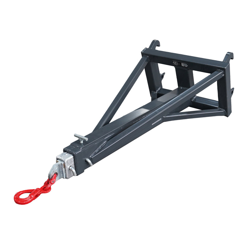 LANDYINDUS Telescopic Crane Jib | 2.2t, 4t, 6t & 10t | Up to 6.01m Reach | Euro, SMS, Z602, Big BM & BM L150/180 | Front Loader | T-CJ