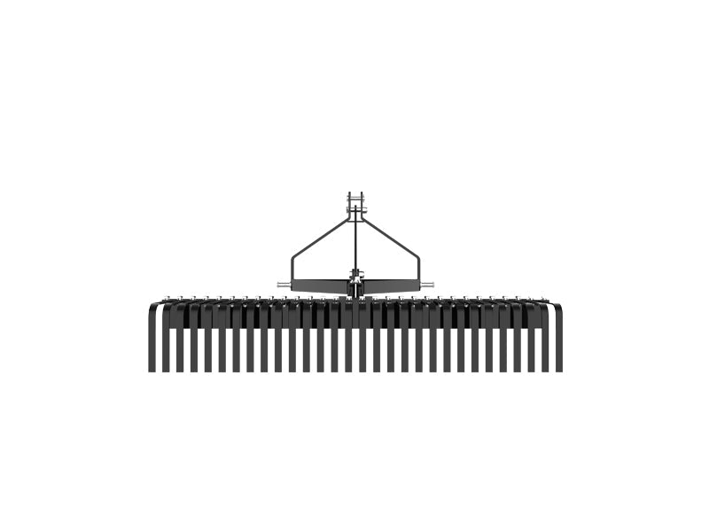 LANDYINDUS 3-Point Landscape Rock Rake | 60" (1,520mm) | 360° Swivel | Heat-Treated Tines | 6mm Plate | 1,000kg SWL | Cat 1 | Compact Tractor | T-LRR1520