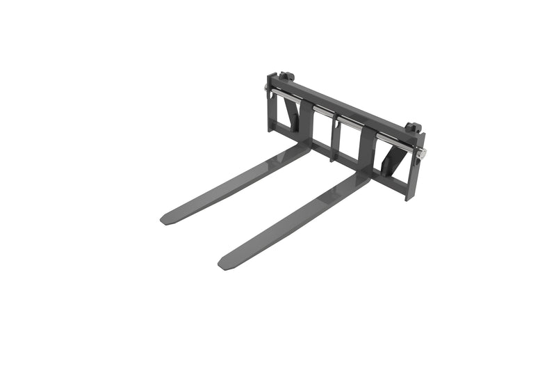 LANDYINDUS Floating Pallet Fork Frame | 2,000kg SWL | Self-Leveling | Road-Legal Upright Lock | Euro & SMS | Tractor Front Loader | T-SFF