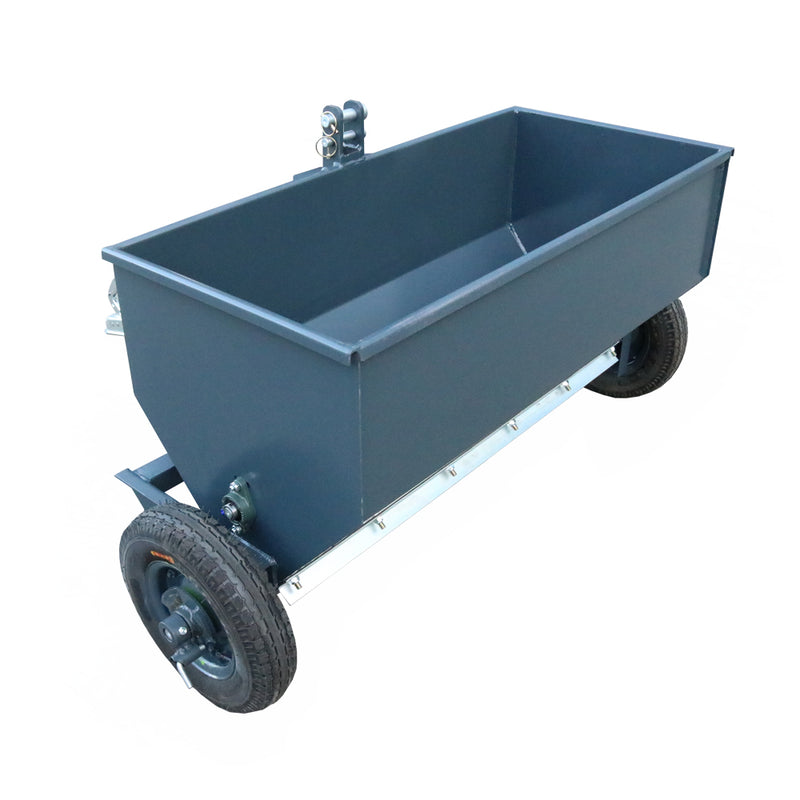 LANDYINDUS Salt & Sand Spreader | 250L | Wheel-Driven Rotor | Auto-Deactivate on Reverse | Cat 1 & 2 / Tow Bar | No PTO Required | T-SPR250
